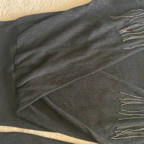 Beaded lambswool and angora sweater - Picture 5 of 5